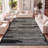 Mahit Modern Berber Stripe Black/Cream Rug-2084829766