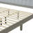 Solid Wood Platform Upholstered Headboard-1891635984