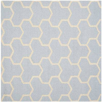 Deedgra Cambridge Hand Tufted Wool Geometric Rug