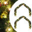 vidaXL Christmas Garland with 600 LEDs PVC-1034889269