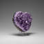 Genuine Amethyst Crystal Cluster Heart From Uruguay (277 Grams)