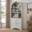 Armoire de rangement cintrée avec tablettes ajustables-2010871189