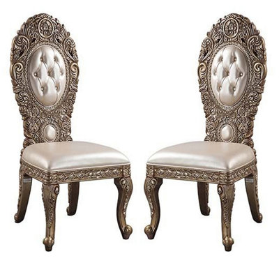 Aahaan Faux Leather Upholstered Side Chair