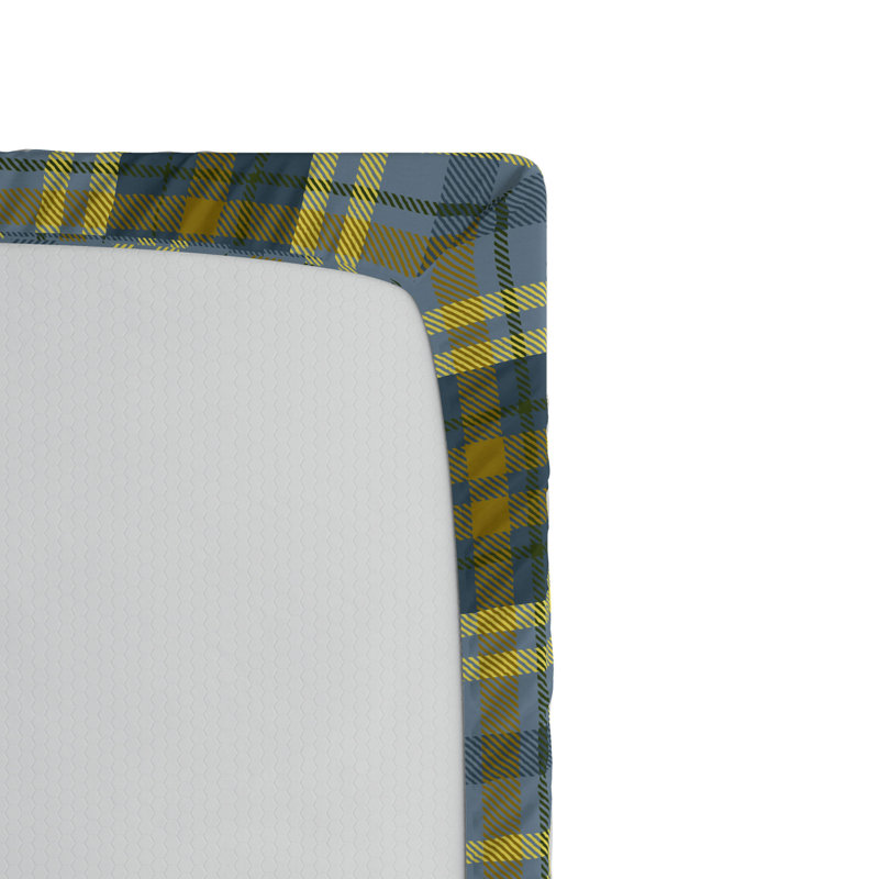 Drap-housse en microfibre, Drap-housse grand, Tissu écossais 1