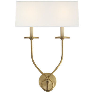 Chapman & Myers Symmetric Twist Double Sconce