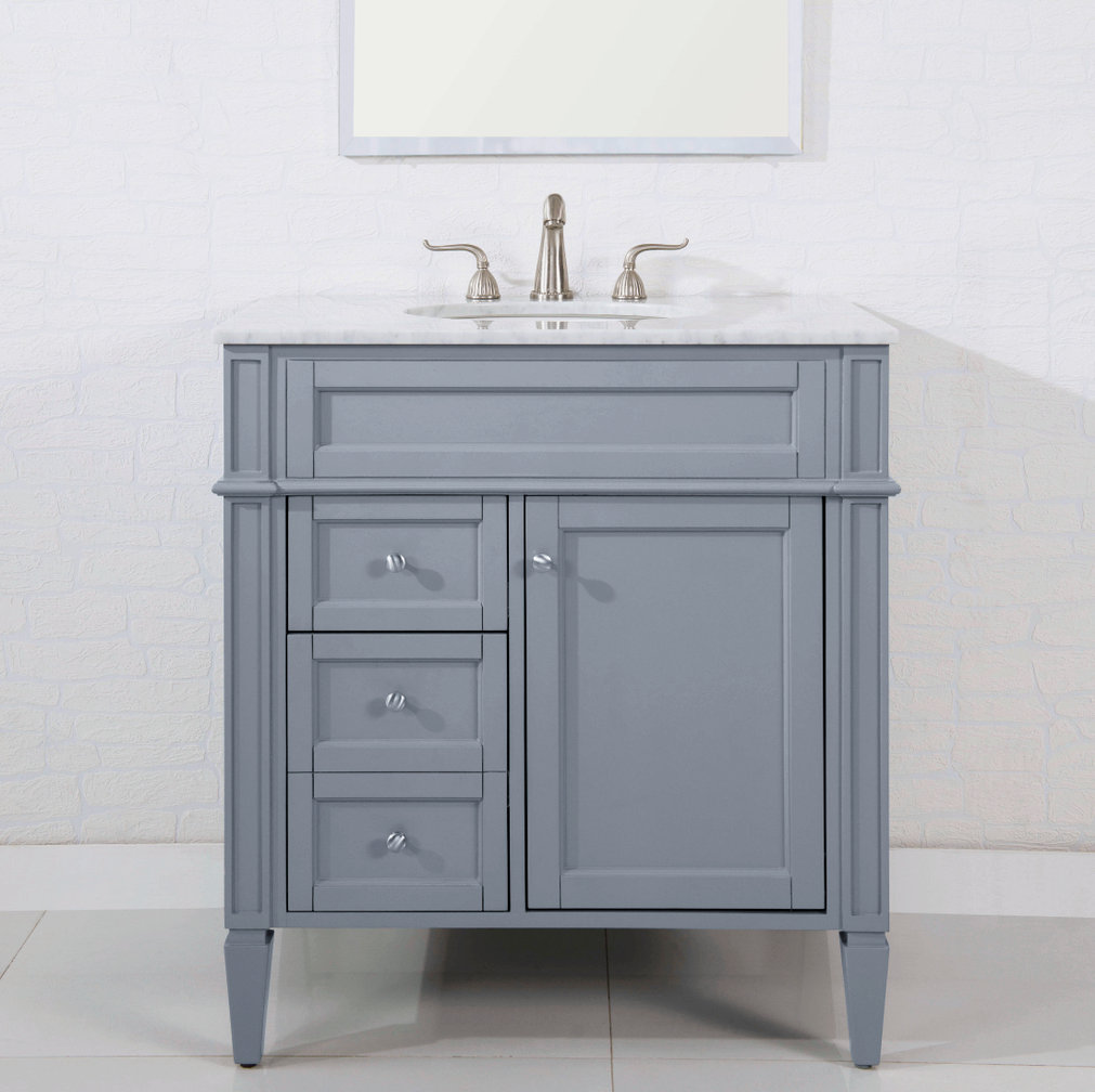 Rivers 32'' Single Bathroom Vanity, Gray