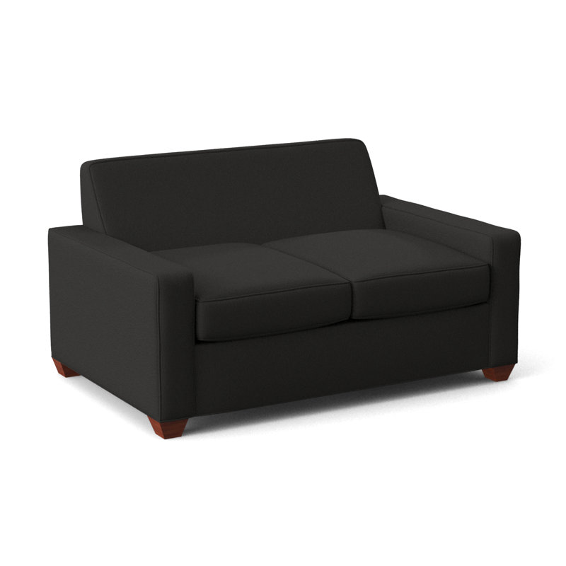 Avery Full Sleeper Sofa, BM Cherry, Cardigan Coal, Innerspring