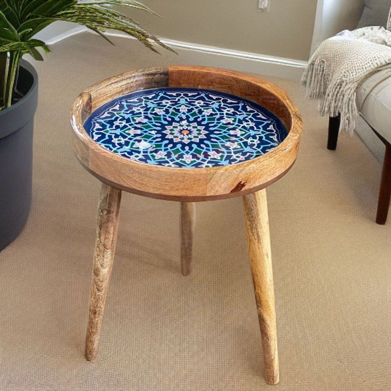 Handmade Elite Tray Top End Table