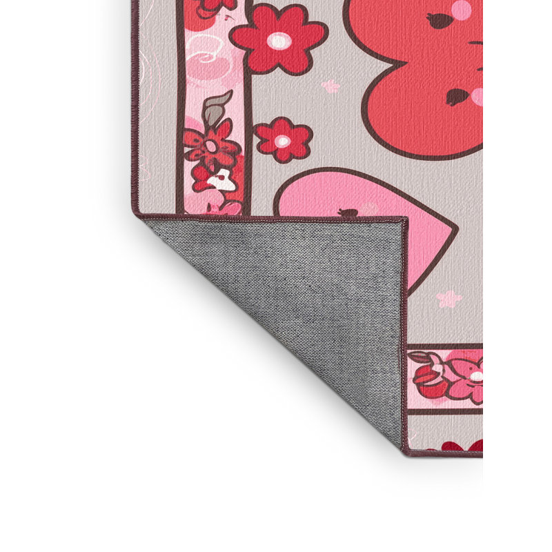 Tapis de Noël East Urban Home, Rectangle 7 pi x 9 pi