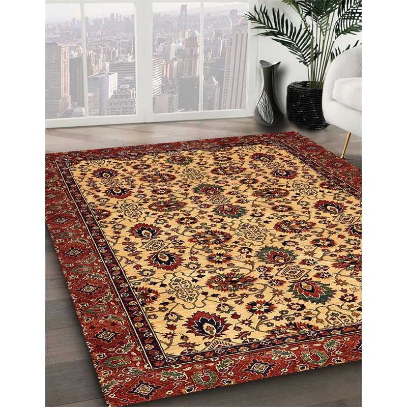 Tapis abstrait à motif abstrait moderne 354, Rectangle 8 pi x 12 pi