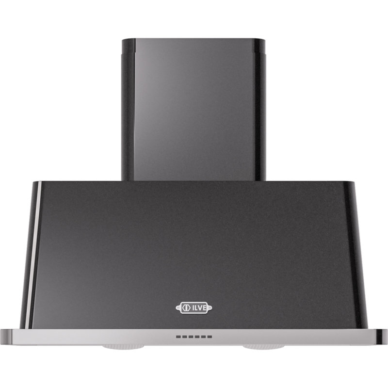 39" Majestic II 850 CFM Convertible Wall Mount Range Hood, Glossy Black