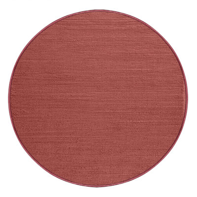 Tapis rouge uni lavable à la machine