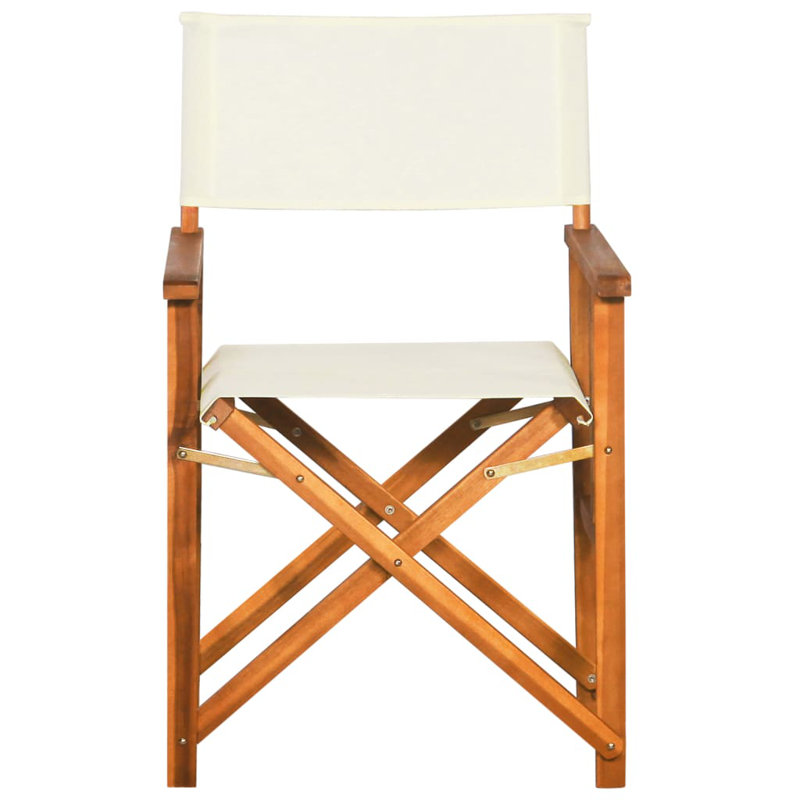 Jinesh Folding Deck Chair, White
