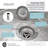 AZUNI Veneti Dual Mount 27 inch Stainless Steel Double Bowl Kitchen Sink-131086602