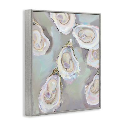  Art giclée Pastel Oysters Still Life par Arlington Prints