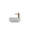 Lavabo de comptoir carré à finition blanche Kimmy certifié CUPC