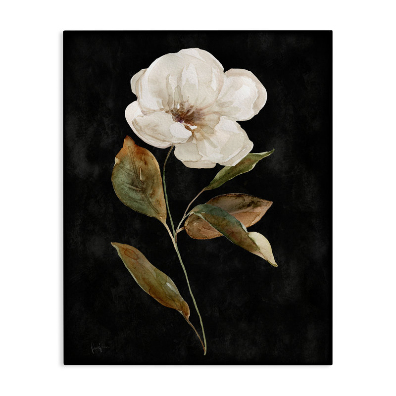 Art mural blanc sur toile blanche par Livi Finn, H 30 po x l 24 po