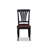 3 Piece Modern Dining Table Set Contains a Round Wooden Table with Dropleaf and 2 Faux Leather Kitchen Dining Chairs, 42x42 Inch, Black & Cherry-538234534-538234533