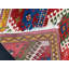 Reproduction d'un antique tapis Bordjalou Kazak de race blanche. 100% laine