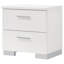 Table de chevet 2 tiroirs Dulcey