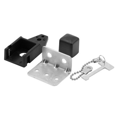 Paquets de quincaillerie de remplacement pour serrures de bar de sécurité pour porte de patio (paquet de 2)