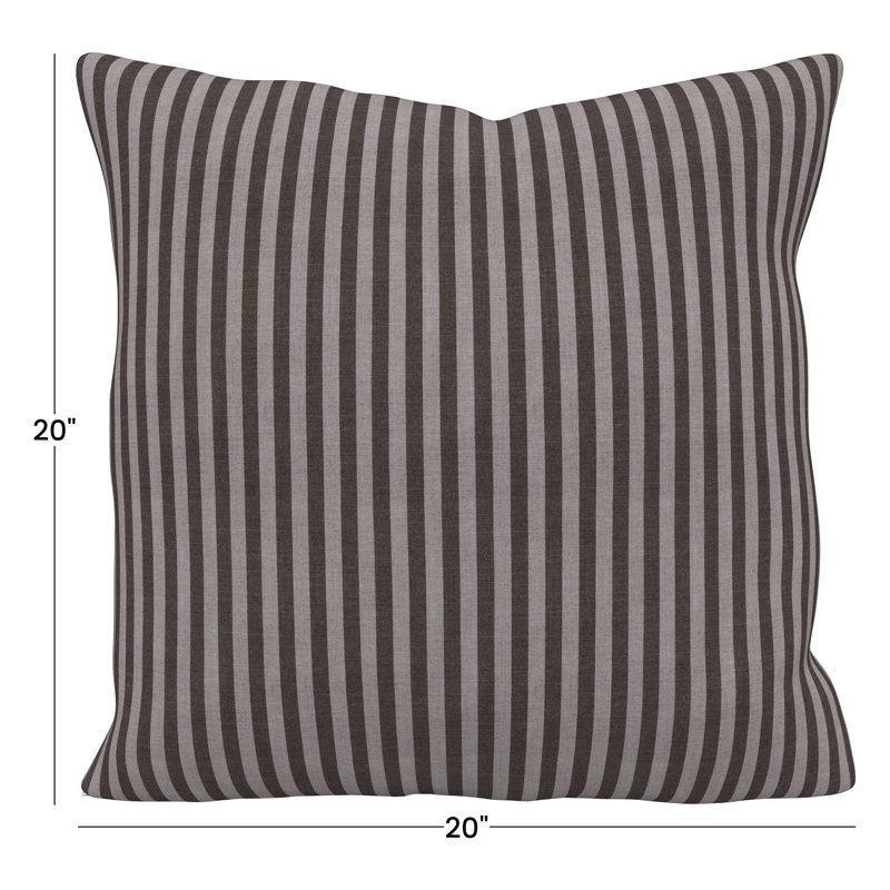 Coussin décoratif intérieur / extérieur Gabi Sunbrella®, «Sail Away Java», 20 x 20 x 3