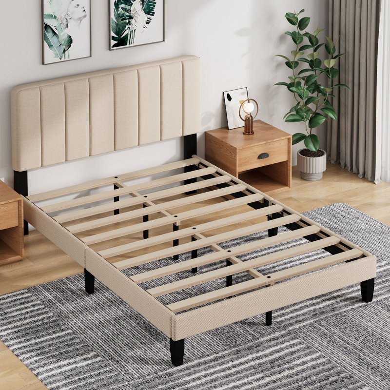 Upholstered Panel Bed