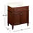 30" Elmdale Single Bathroom Vanity Set with Oval Undermount Sink-70122014-75245373-75245370