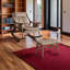 Chaise berçante en bois massif-99330967