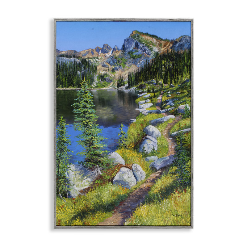 Art alpin, art giclée par Andrew Kiss, Estampe numérique Farmhouse, H 24 po x l 16 po