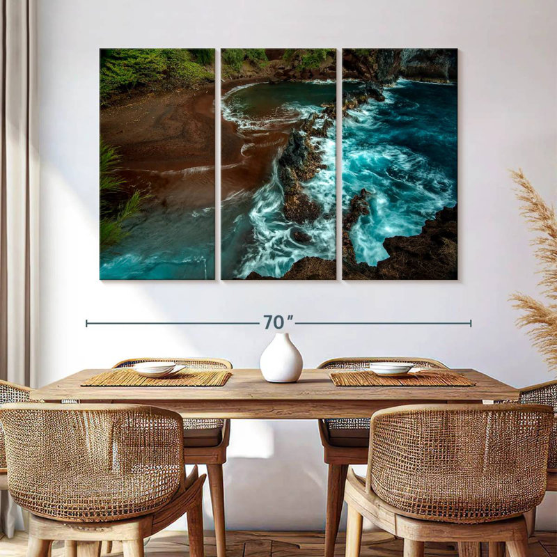 Gillard Hana Red Sand Beach, 42" H x 65" W