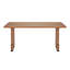 Table de salle à manger rectangulaire 63 "(couleur naturelle)-1743742146