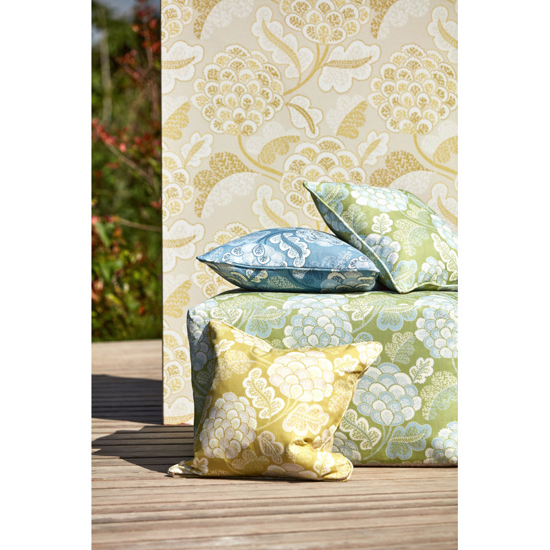Flourish Fabric, Green