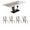 Devoss 4 - Person Pedestal Base Dining Set