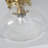 Modern Clear Glass Shade Semi-Flush Mount