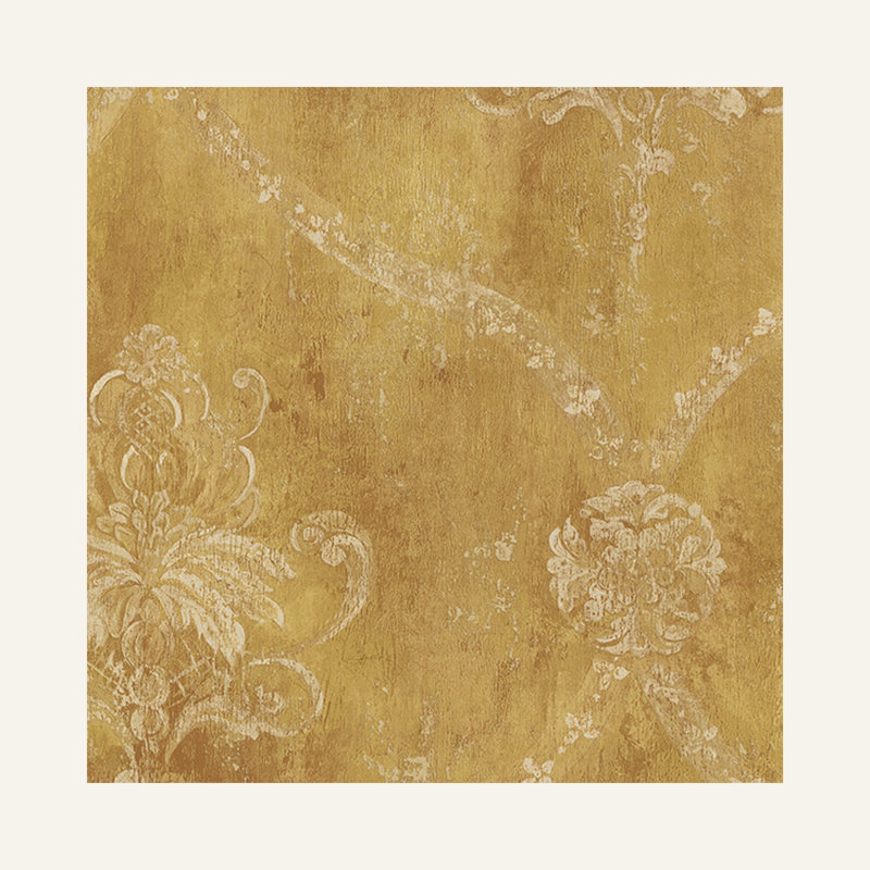 Rouleau de papier peint L 33 pi x l 20,5 po Mifflinburg, Ocre
