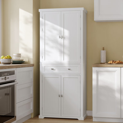 Garde-manger 71,7 po Neviyah avec 6 tablettes de porte et tablettes réglables