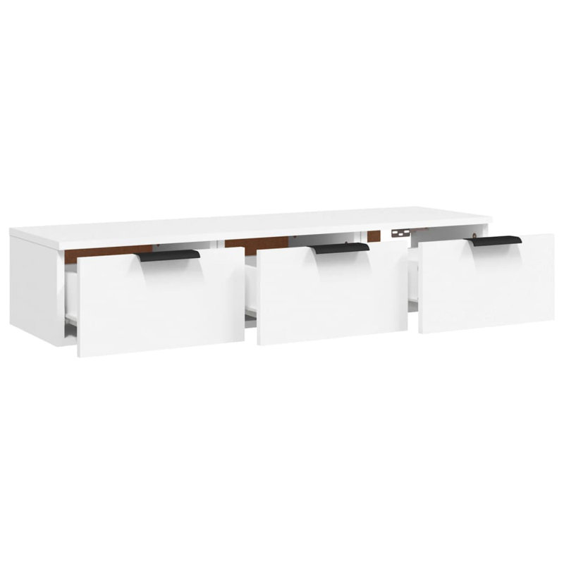 Ivenson Unfinished TV Stand, White