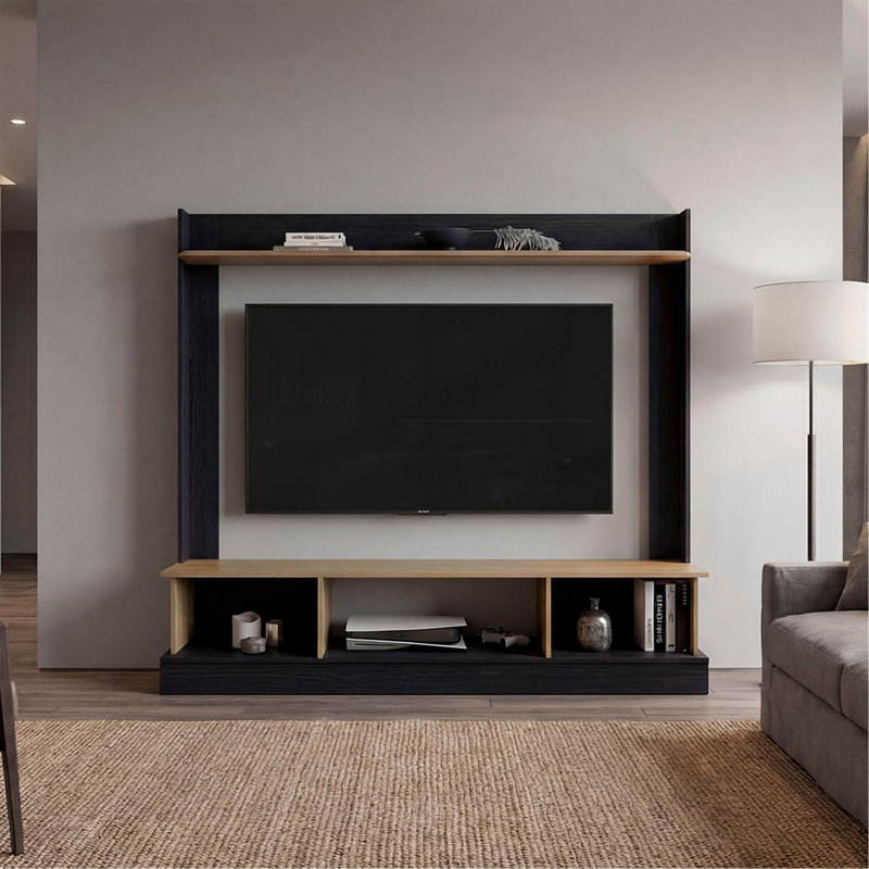 Meuble audio-vidéo moderne de 65 po avec rangement pour jeux vidéo Berea