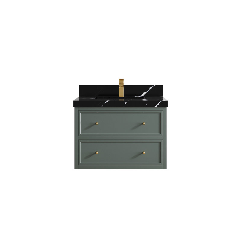 Meuble-lavabo simple flottant 30 po Roswell