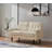 Faux Leather Square Arm Loveseat-81892255-118588785