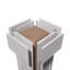 Ensemble de colonnes à double panneau surélevé en PVC Craftsman Classic Square-36091236