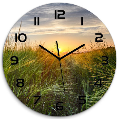 Joesiyah Glass Wall Clock