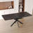 Extendable Large Dining Table, Modern Mid-Century Kitchen Table