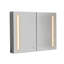 Armoire à pharmacie 40 po x 30 po à DEL avec miroir