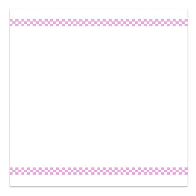 Signature Collection Rosy Check Shower Curtain