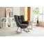 Chaise berçante en tissu Teddy-207878352