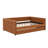 Full XL Size Upholstered Daybed With LED And Trundle-728510054