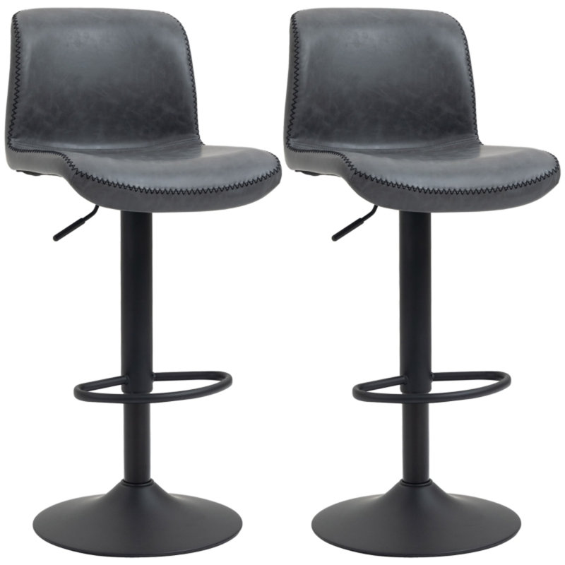 Swivel Counter Stool with Metal Frame