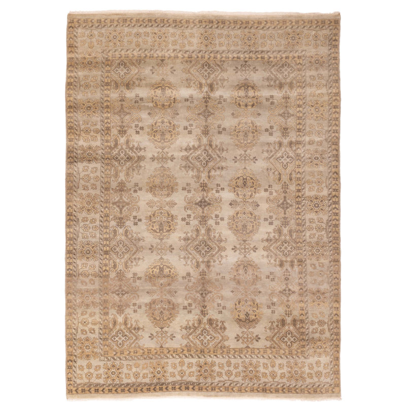 Tapis gris Finest Agra Jaipur 8 pi 7 po x 12 pi 1 po